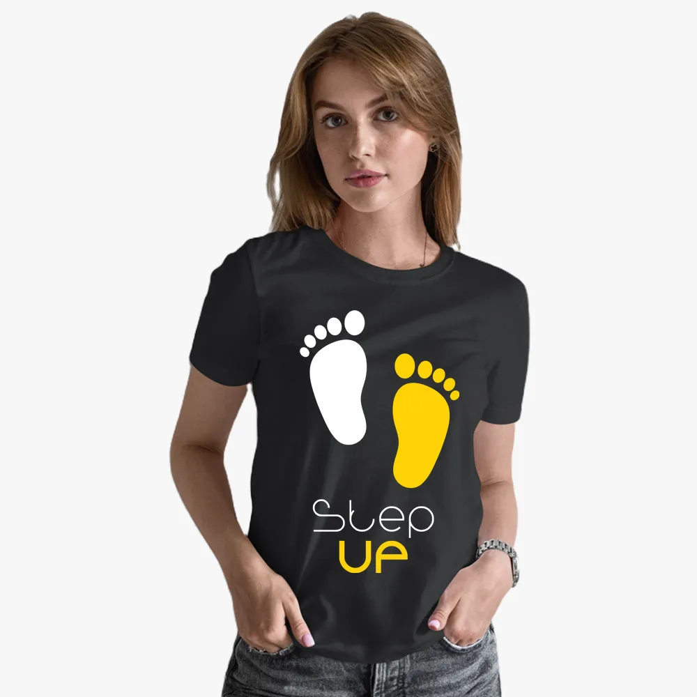 Step up - Polycotton Short Sleeve Round Neck T-Shirt