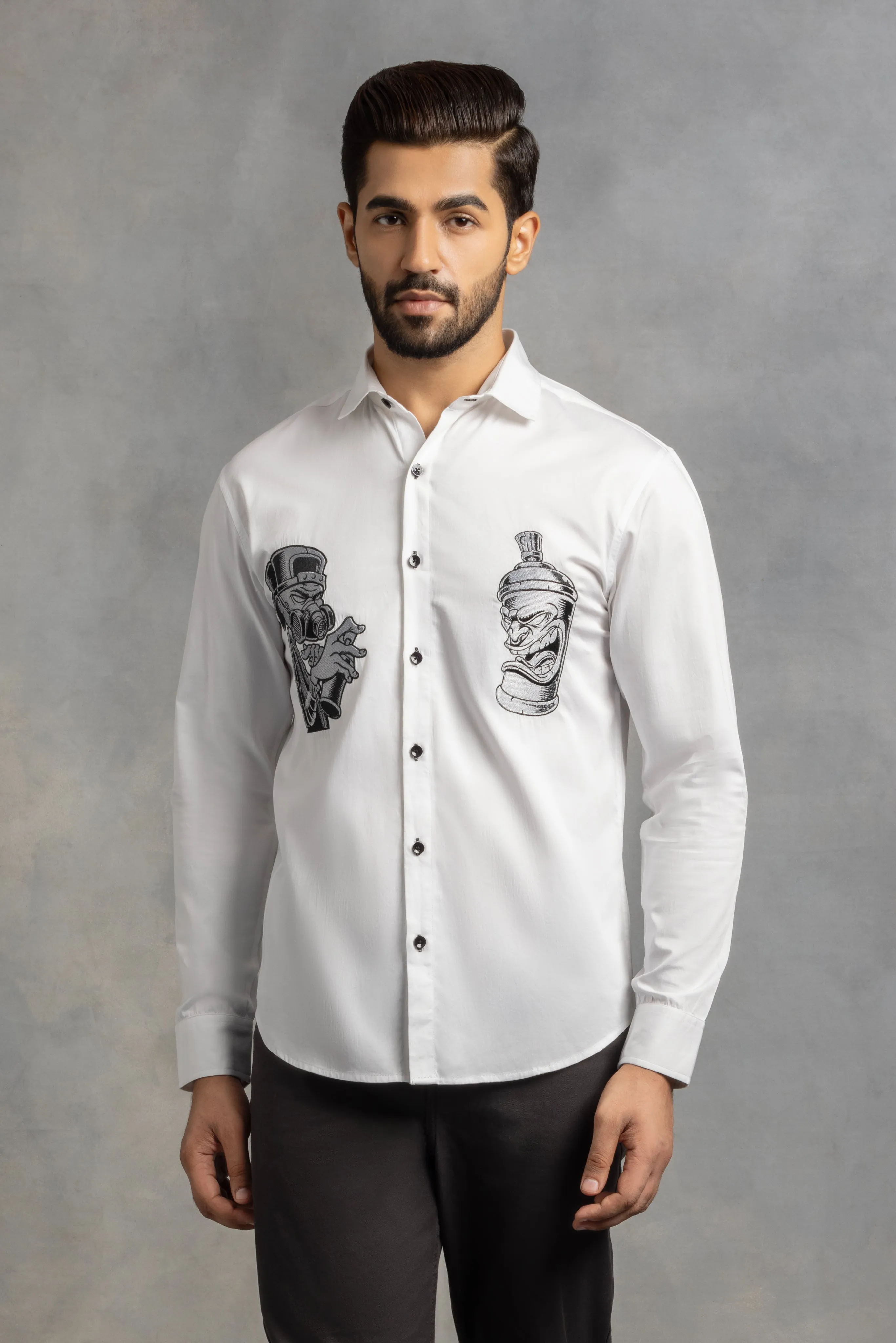 Street Art Shirt - Embroidered Shirts