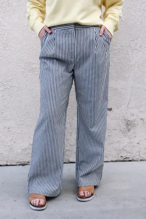 Striped Linen Trousers