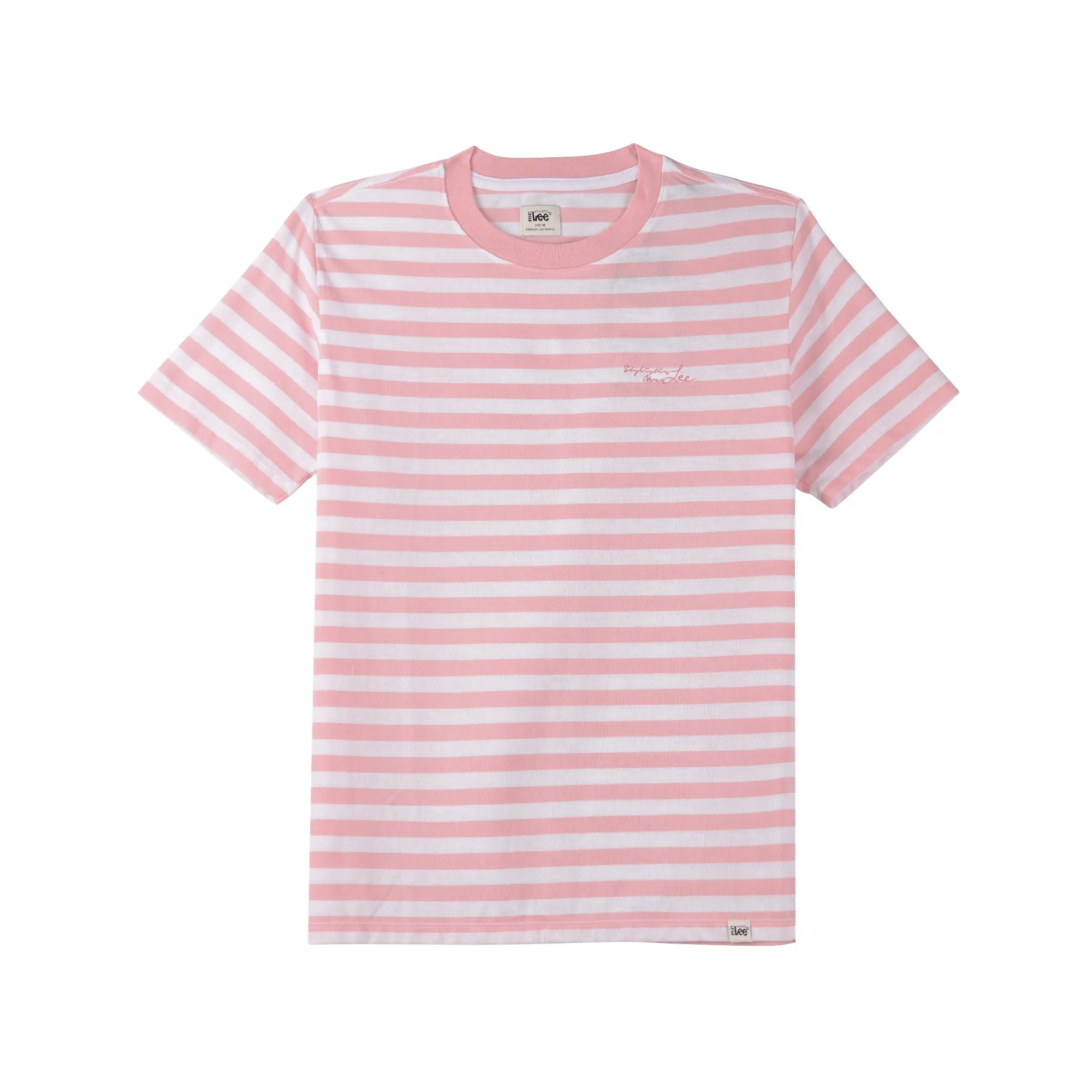 Stylistic Mr. Lee Ladies Basic Tees Relaxed Fit 120559 (Pink)