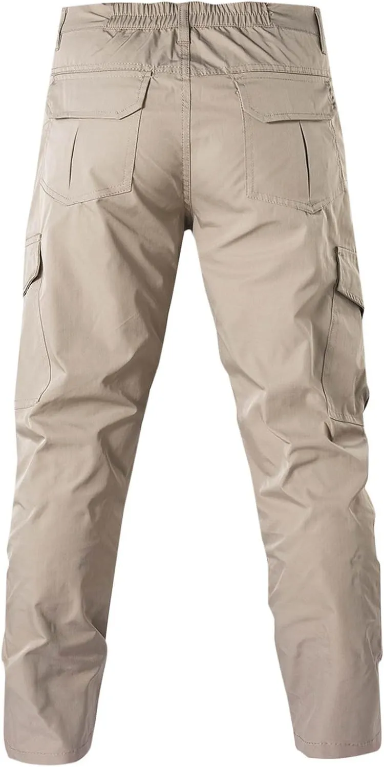 Tactical Pants for Men Ripstop Cargo Pants Lightweight EDC Work Hiking Pants Outdoor Apparel Assault Combat Pants