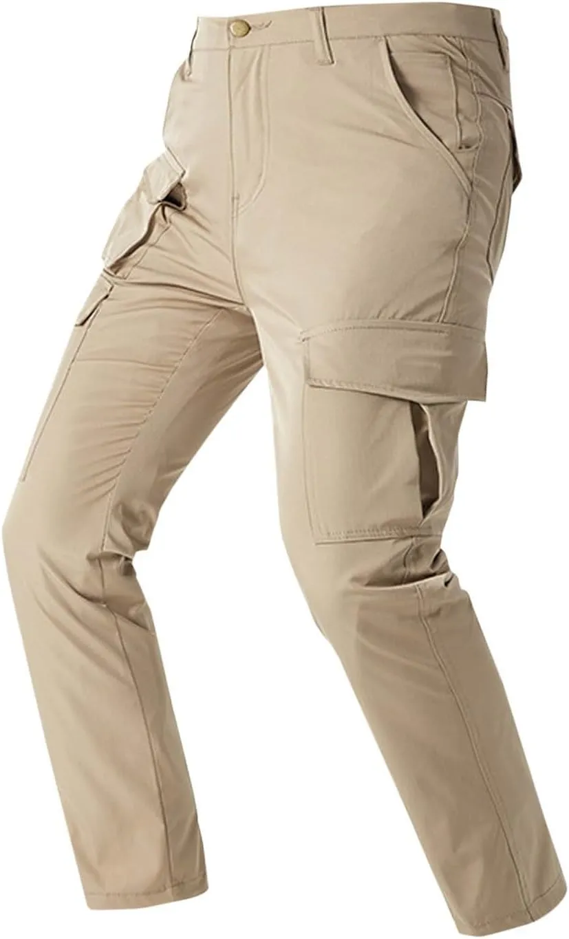 Tactical Pants for Men Ripstop Cargo Pants Lightweight EDC Work Hiking Pants Outdoor Apparel Assault Combat Pants