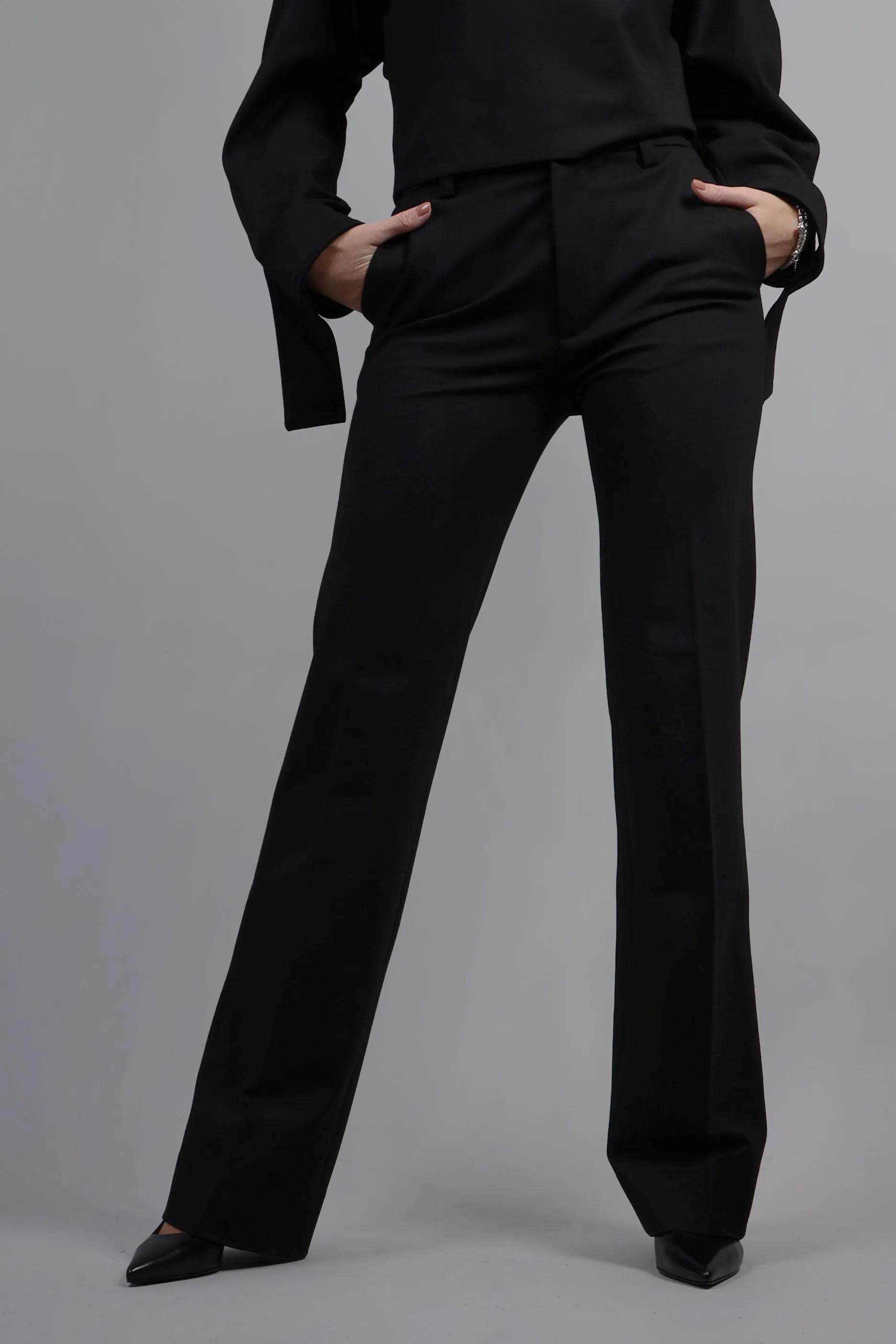 Tailored Straight Black