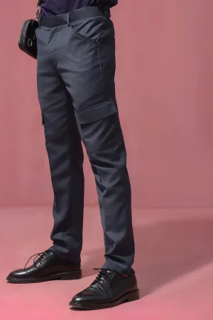 Teal Cargo Trousers
