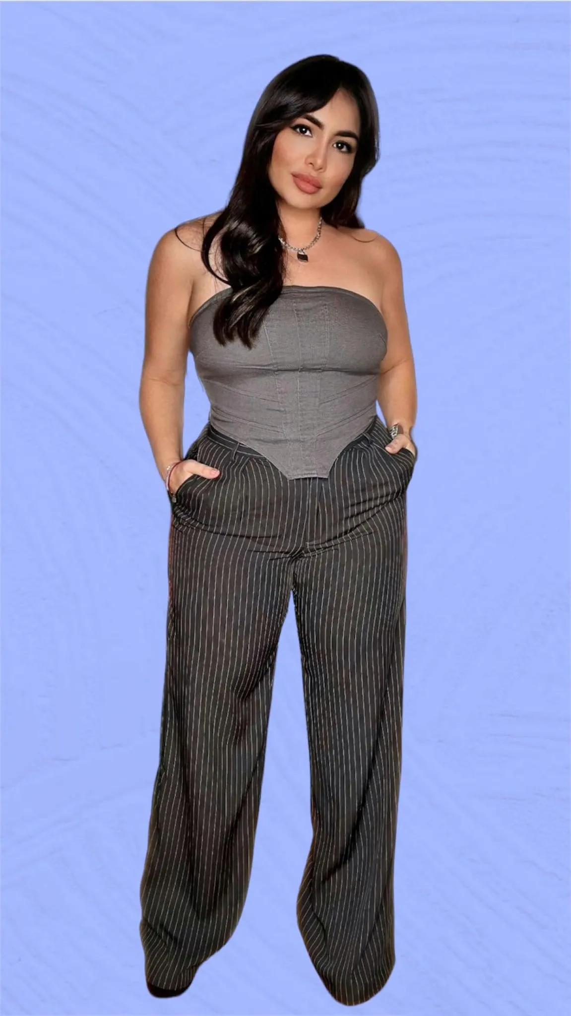 The Amber Tailored Charcoal Pants