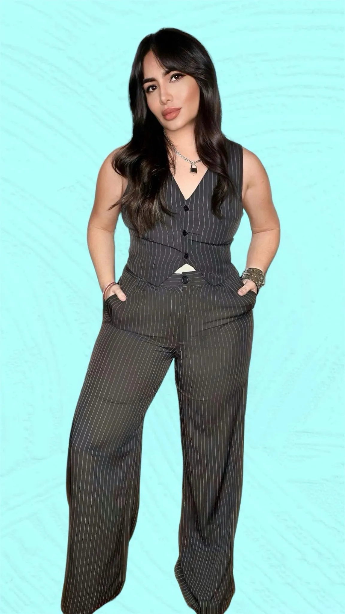 The Amber Tailored Charcoal Pants