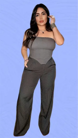 The Amber Tailored Charcoal Pants