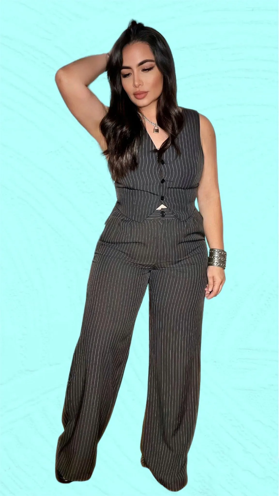 The Amber Tailored Charcoal Pants