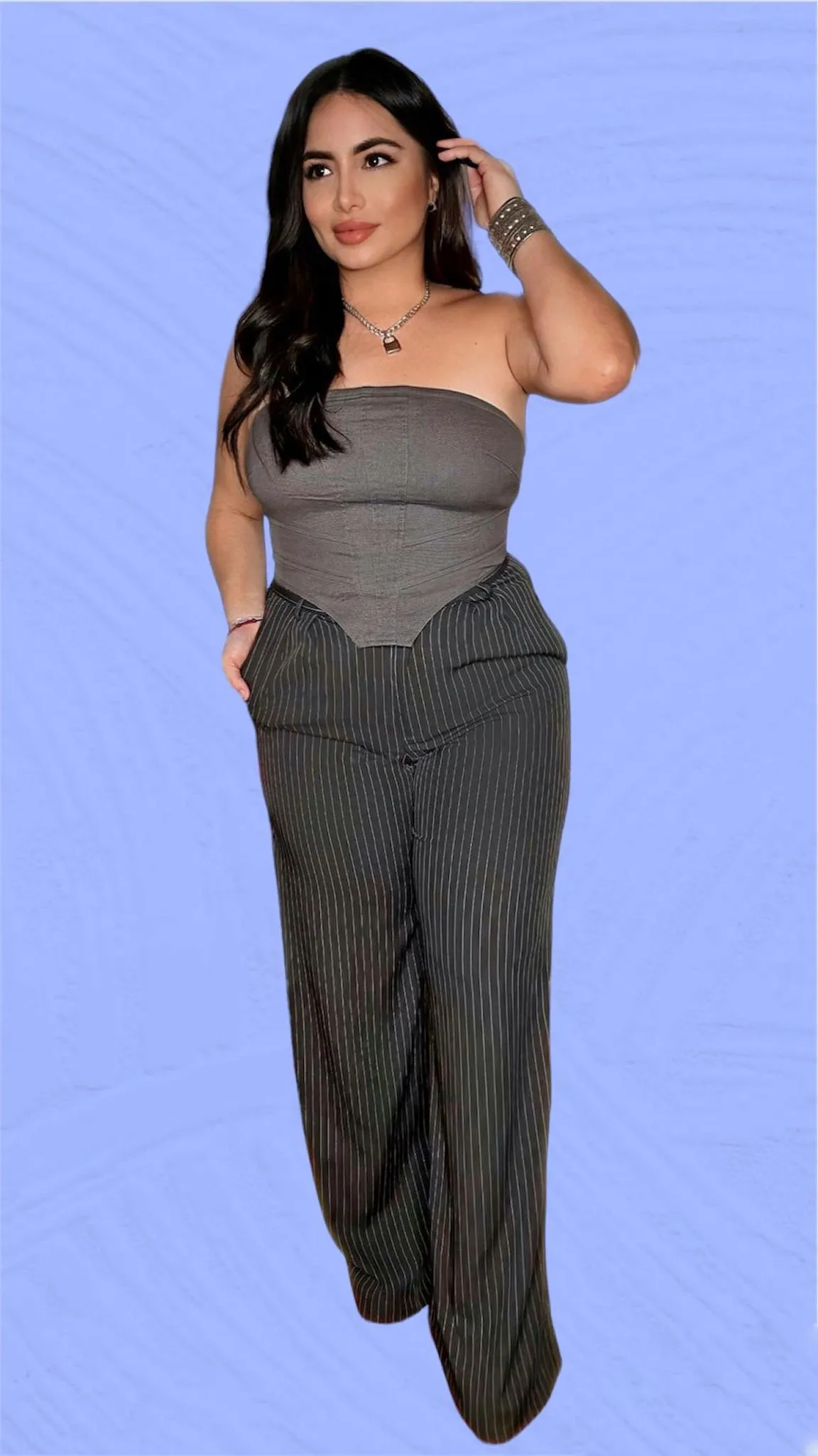 The Amber Tailored Charcoal Pants