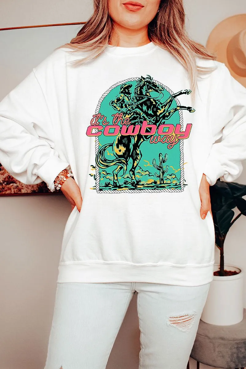 The Cowboy Way Heavy-weight Crew Sweatshirt
