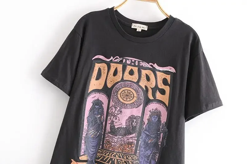 The Doors Bohemian Short Sleeve Tees T-shirt