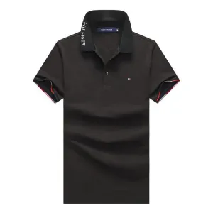 Tom Regular Fit Dip Polo Shirt-Black