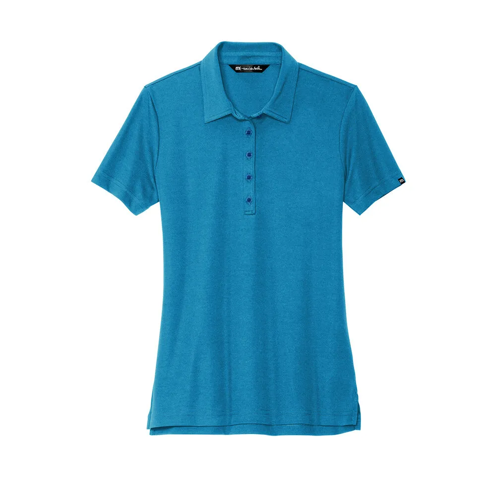 TravisMathew Ladies Oceanside Solid Polo - Classic Blue