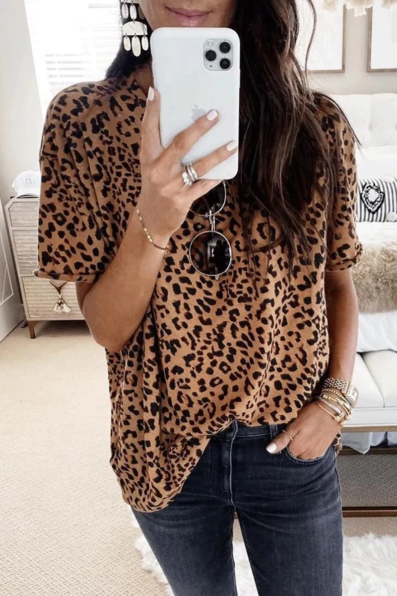 V Neck Floral Print Modern Short Sleeve Mini Dress