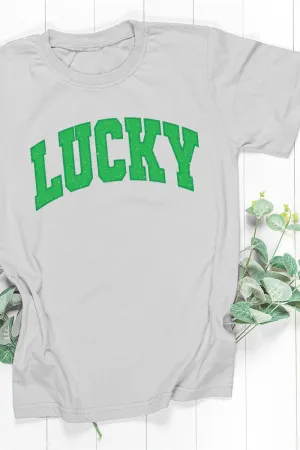 Vintage Varsity Lucky Short Sleeve Relaxed Fit T-Shirt