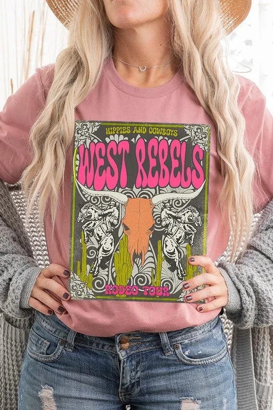 West Rebels Rodeo Tour Graphic Tee