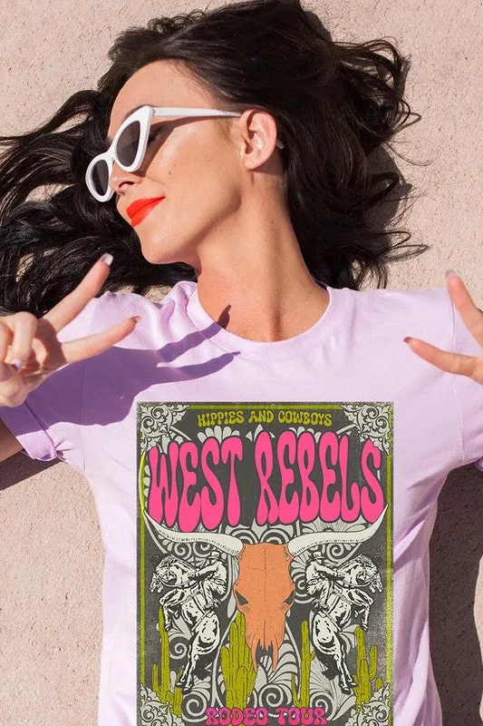 West Rebels Rodeo Tour Graphic Tee