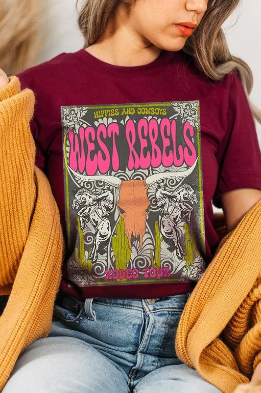 West Rebels Rodeo Tour Graphic Tee