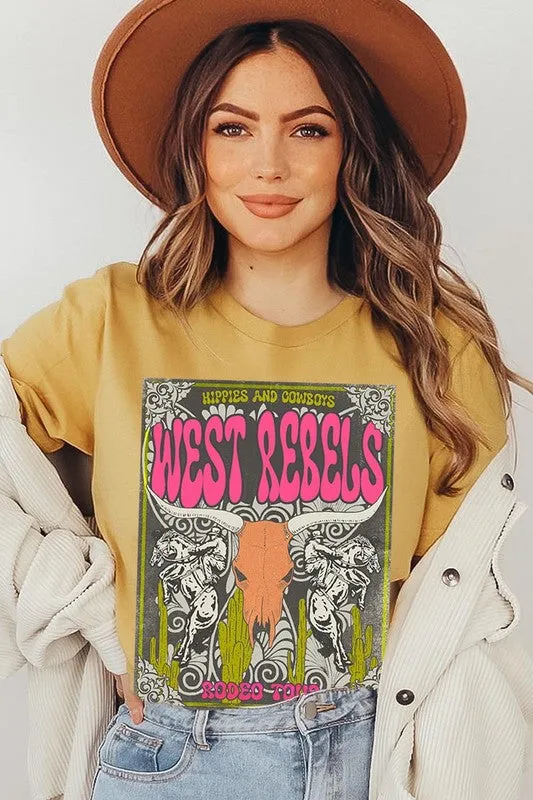West Rebels Rodeo Tour Graphic Tee