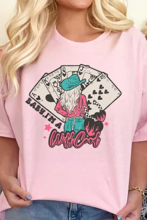 Wild Card Short Sleeve Relaxed Fit T-Shirt