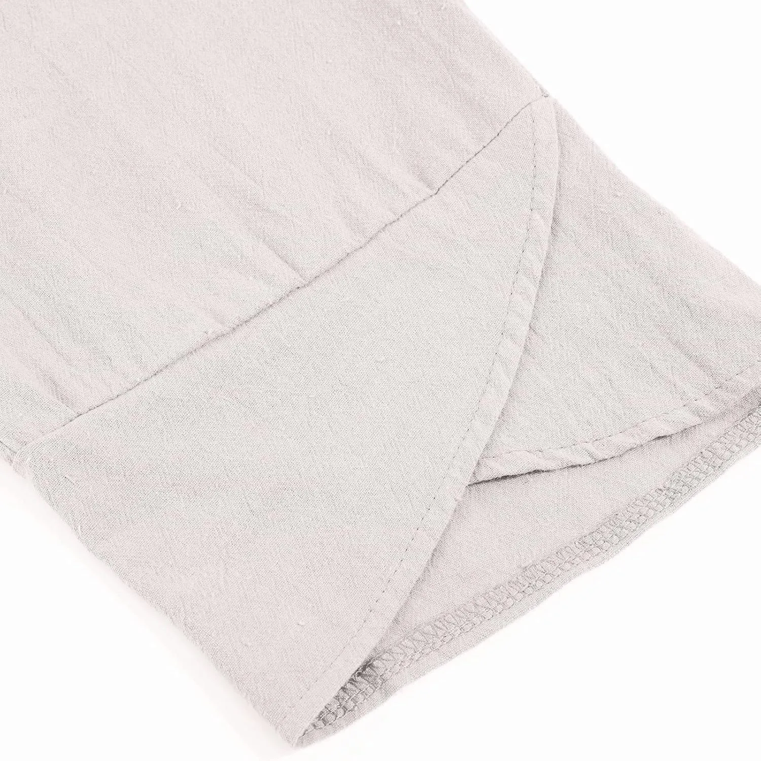 Women Linen Pants Casual Summer Loose Fit Beach Solid Color Plus Size High Waist Linen Pants Stretch Trousers with Pockets