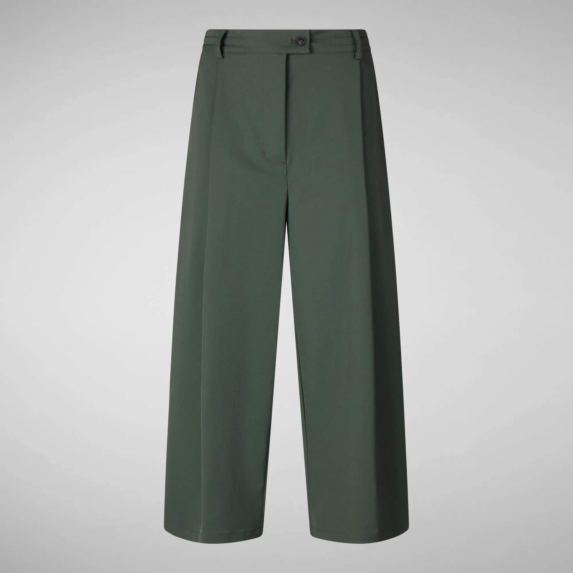 Women's pants eugenia in thyme green