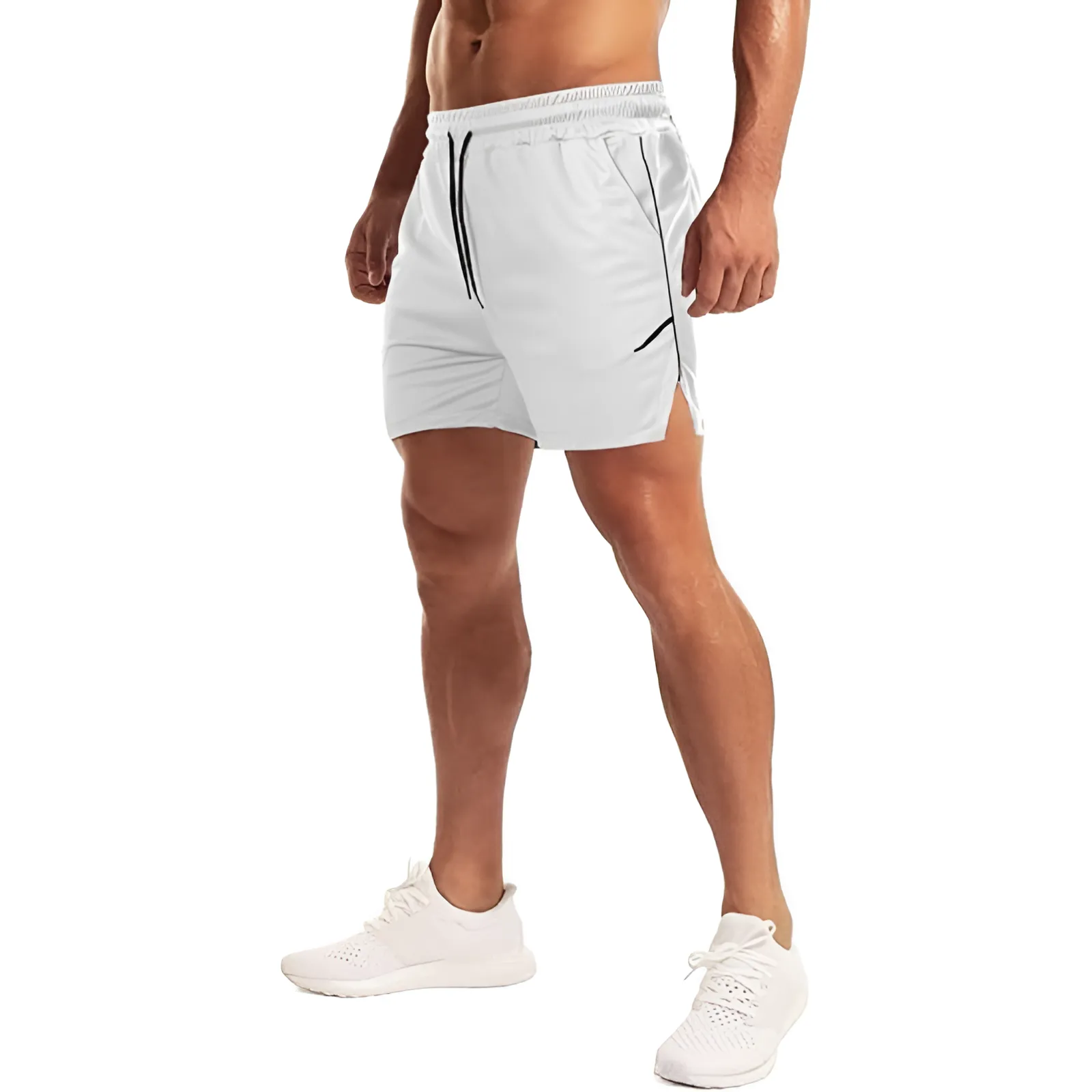 Workout Shorts Zip Pocket – Lightweight and Athletic Fit