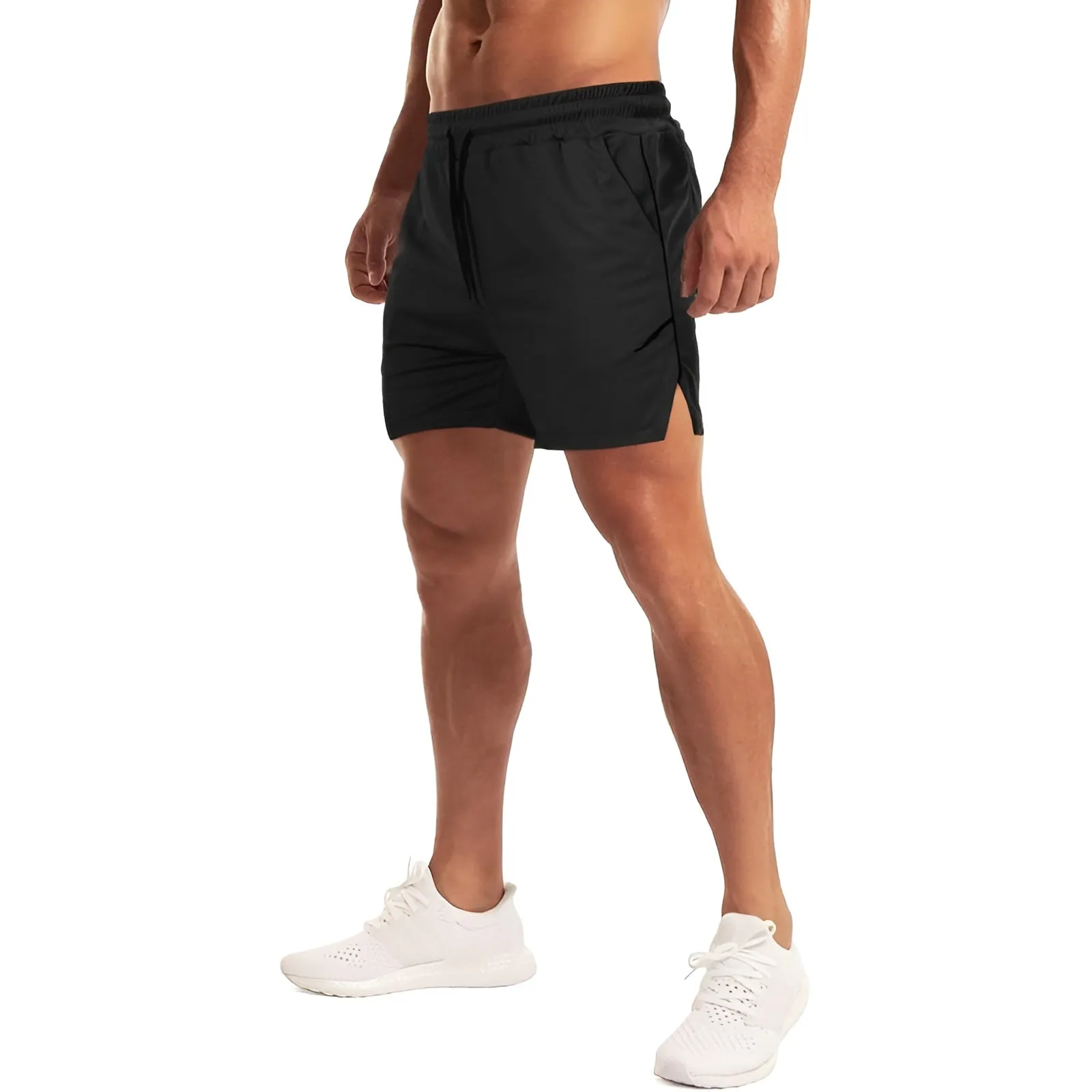 Workout Shorts Zip Pocket – Lightweight and Athletic Fit