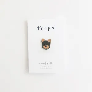 Yorkie Dog Pin