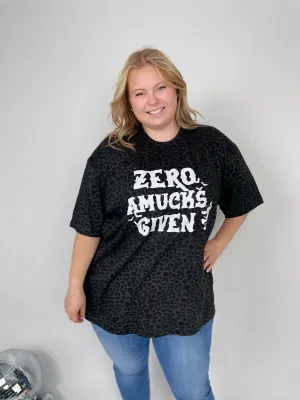 Zero Amucks Given Graphic Tee